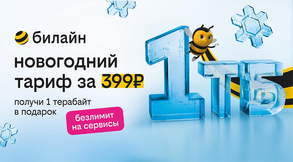 1 терабайт для всех: билайн дарит возможность забыть о трафике на целый ...