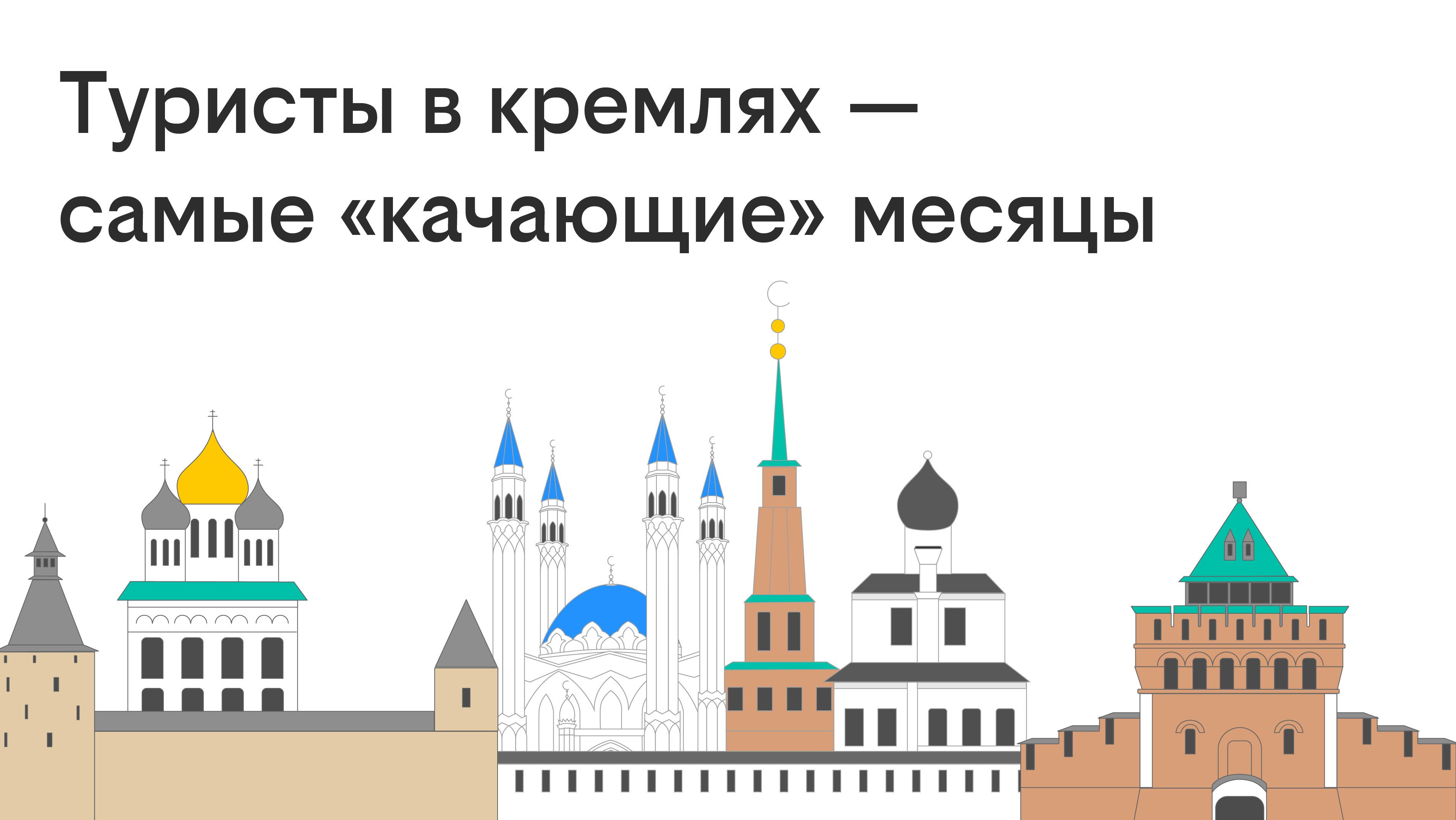 Связь времен: билайн узнал, в какие месяцы туристы чаще делятся впечатлениями из кремлей