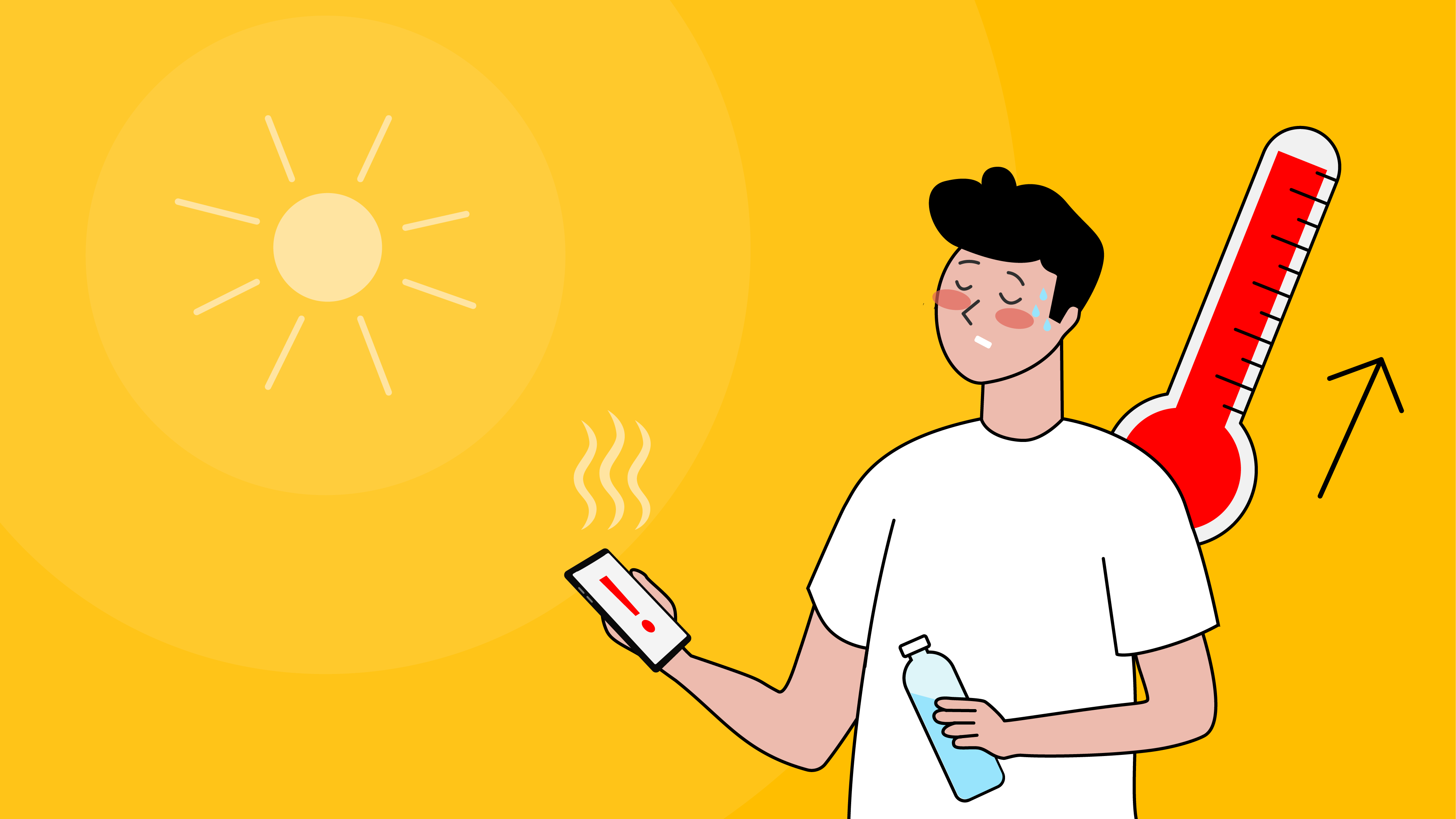 В Билайне рассказали, как правильно пользоваться смартфоном в жару